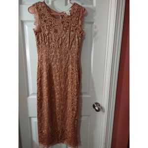 Love Fast Live Hard Dress Size S Pink Lined Short Sleeve